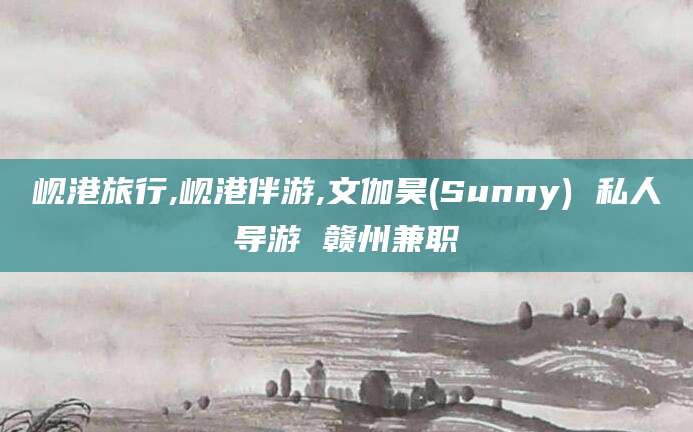 云梦岘港旅行,岘港伴游,文伽昊(Sunny) 私人导游 赣州兼职